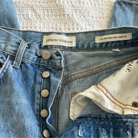 Denim Forum High Rise “Joni” Jeans - Picture 3 of 4